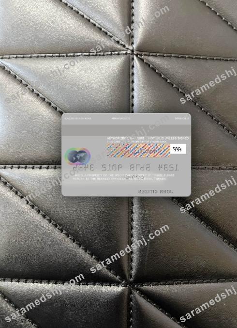 Turkey HSBC Bank mastercard photolook back